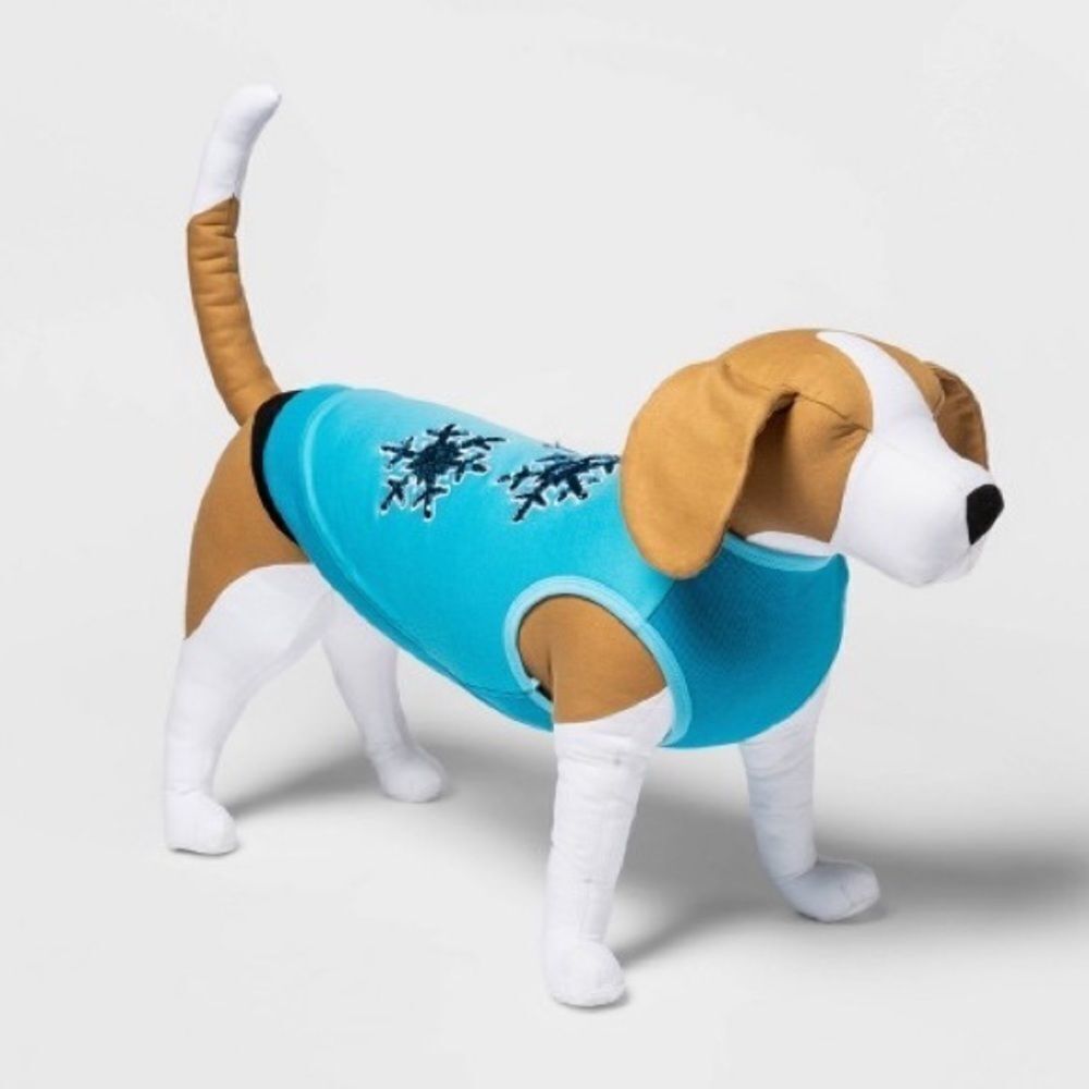 Blue Sequin Pet Sweatshirt